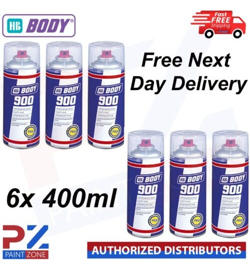 6X HB Body 900 Cavity Wax Oil 400ml Car Van AEROSOLES Closed Parts